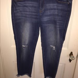 KanCan Women’s High Rise Ankle Jeans